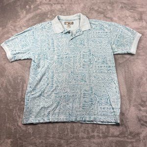 Caribbean Joe Short Sleeve Polo Shirt Men's Size Medium